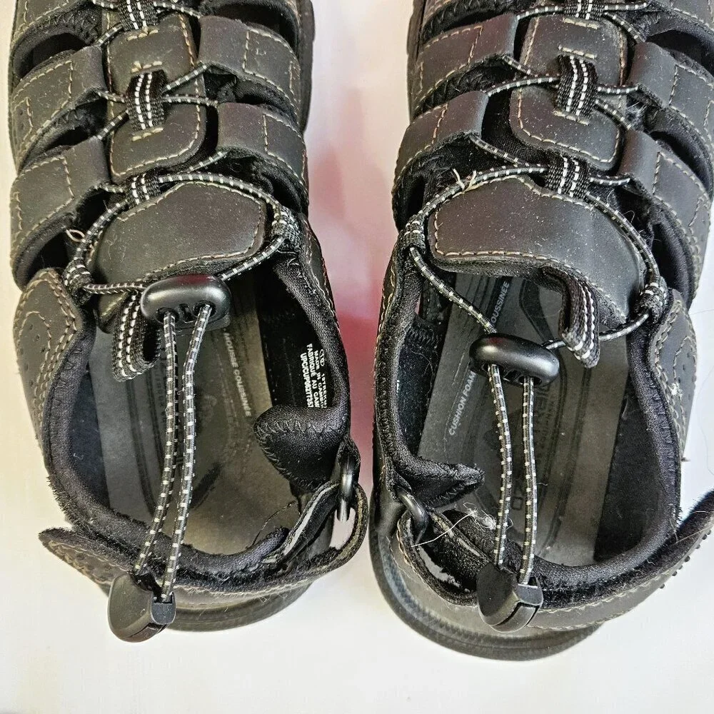 Ozark Trail Men's Black Sport Hiking Water Sandals Size 10